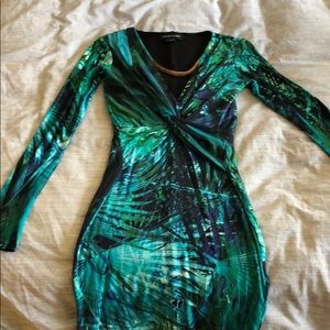 Marciano Palm long sleeve mini